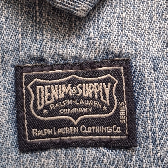 💋Ralph Lauren, Dwnim&Supply Limited-Edition Men's Blue Denim Shirt💋 - Picture 8 of 9